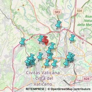 Mappa Via Manziana, 00189 Roma RM, Italia (4.18)