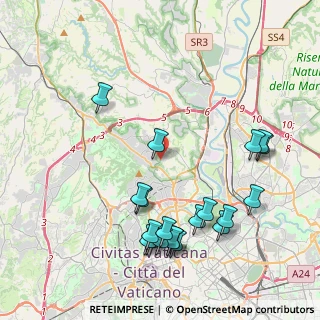 Mappa Via Manziana, 00189 Roma RM, Italia (4.899)