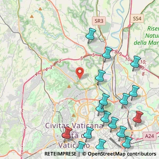 Mappa Via Manziana, 00189 Roma RM, Italia (6.44294)