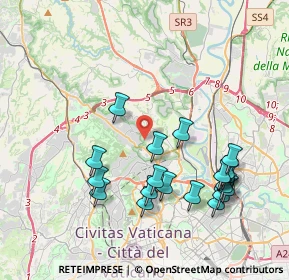 Mappa Via Manziana, 00189 Roma RM, Italia (4.352)