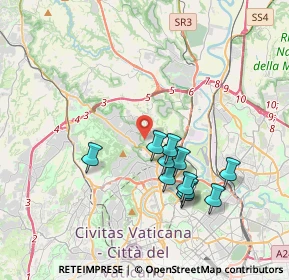 Mappa Via Manziana, 00189 Roma RM, Italia (3.58727)