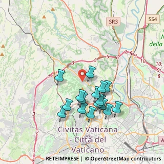 Mappa Via Manfredi Azzarita, 00189 Roma RM, Italia (3.52938)