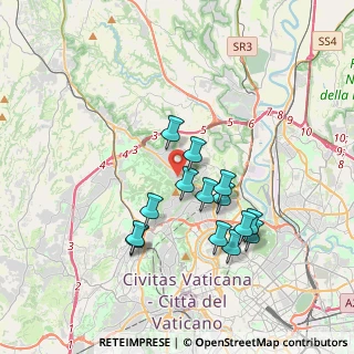 Mappa Via Azzarita Manfredi, 00189 Roma RM, Italia (3.44571)