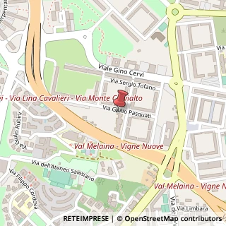 Mappa Via Giulio Pasquati, 45, 00139 Roma, Roma (Lazio)