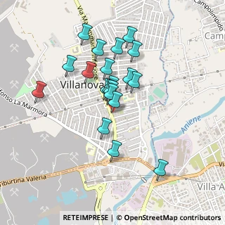 Mappa Via Goffredo Mameli, 00012 Villanova RM, Italia (0.3975)