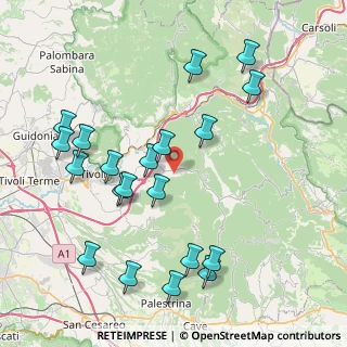 Mappa Via di Valle Caprara, 00024 Castel Madama RM, Italia (9.465)