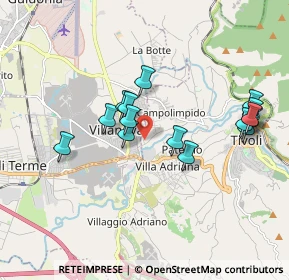 Mappa Via Bernini Gian Lorenzo, 00019 Tivoli RM, Italia (1.82267)