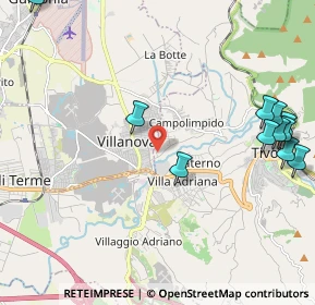 Mappa Via Bernini Gian Lorenzo, 00019 Tivoli RM, Italia (3.025)