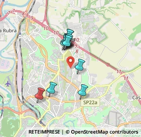 Mappa Via Giovacchino Forzano, 00137 Roma RM, Italia (1.41417)