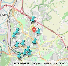 Mappa Via Giovacchino Forzano, 00137 Roma RM, Italia (2.245)