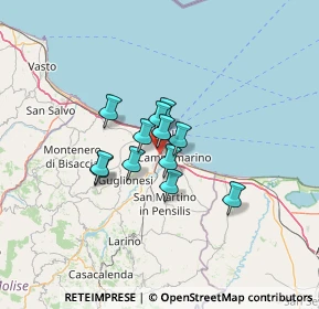 Mappa C.da Pisciariello, 86039 Termoli CB, Italia (8.49083)