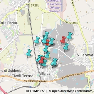 Mappa Via Pantane, 00012 Guidonia Montecelio RM, Italia (0.7265)