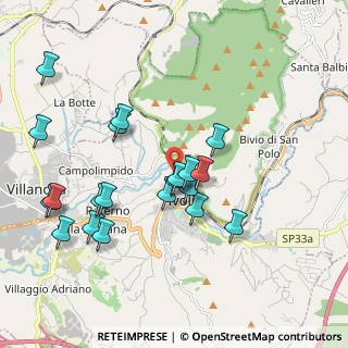 Mappa Via di Vesta, 00019 Tivoli RM, Italia (2.0775)