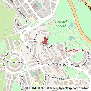Mappa Via Amerigo Guasti, 9, 00139 Roma, Roma (Lazio)