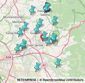 Mappa Via G. Massari, 00012 Villanova RM, Italia (8.151)