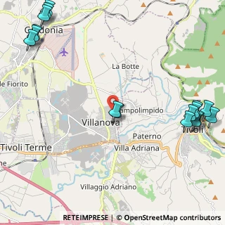 Mappa Via Masina, 00012 Villanova RM, Italia (3.37438)