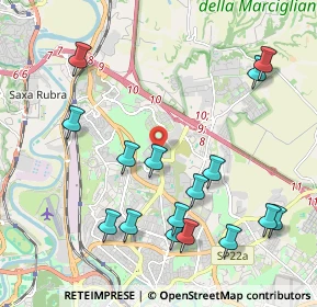 Mappa Via Ferruccio Amendola, 00138 Roma RM, Italia (2.47125)