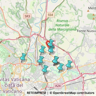 Mappa Via Ferruccio Amendola, 00138 Roma RM, Italia (3.59455)