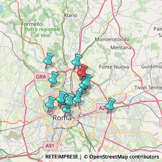 Mappa Via Ferruccio Amendola, 00138 Roma RM, Italia (6.035)