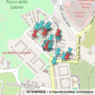 Mappa Via Ferruccio Amendola, 00138 Roma RM, Italia (0.15042)