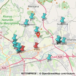 Mappa 00012 Laghetto RM, Italia (5.13)