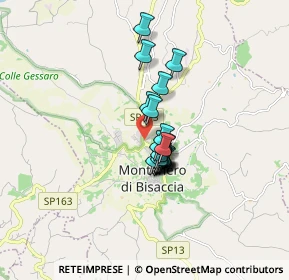 Mappa Via Francesco Baracca, 86036 Montenero di Bisaccia CB, Italia (1.092)