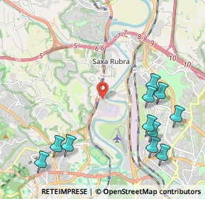 Mappa Via della Stazione di Grottarossa, 00189 Roma RM, Italia (2.72818)