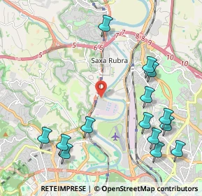 Mappa Via della Stazione di Grottarossa, 00189 Roma RM, Italia (2.68071)