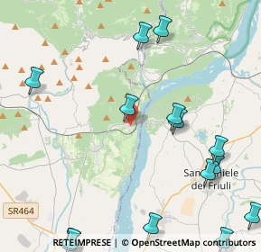 Mappa Viale Vittorio Veneto, 33094 Pinzano al Tagliamento PN, Italia (6.13313)