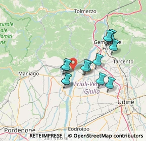 Mappa Viale Vittorio Veneto, 33094 Pinzano al Tagliamento PN, Italia (11.22538)