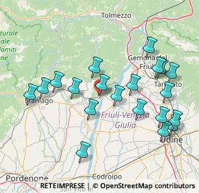 Mappa Viale Vittorio Veneto, 33094 Pinzano al Tagliamento PN, Italia (15.9005)
