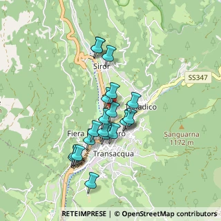 Mappa Via Sass Maor, 38054 Fiera di Primiero TN, Italia (0.7405)