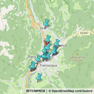 Mappa Via Sass Maor, 38054 Fiera di Primiero TN, Italia (0.706)