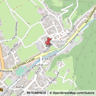 Mappa Via Fuganti, 6, 38054 Tonadico, Trento (Trentino-Alto Adige)