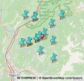 Mappa 38047 Segonzano TN, Italia (5.77933)