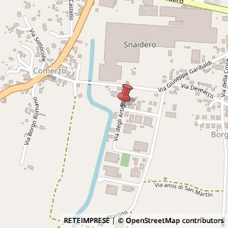 Mappa Via degli Artigiani,  5, 33030 Majano, Udine (Friuli-Venezia Giulia)