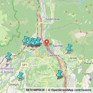 Mappa Località Prà de Anta n.SN, 32014 Ponte Nelle Alpi BL, Italia (2.22909)