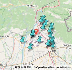 Mappa Via Deveacco, 33030 Majano UD, Italia (11.2585)