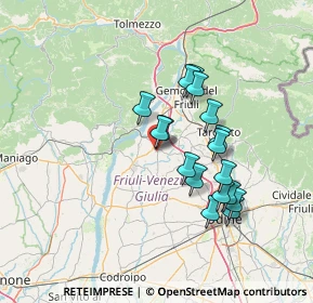 Mappa Via Deveacco, 33030 Majano UD, Italia (11.82588)