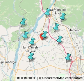 Mappa Via Deveacco, 33030 Majano UD, Italia (7.68167)