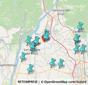 Mappa Via Deveacco, 33030 Majano UD, Italia (7.52059)