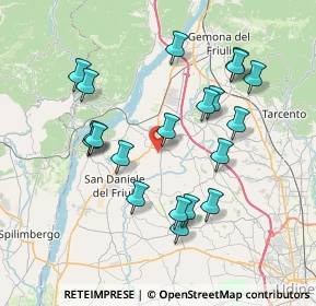Mappa Via Deveacco, 33030 Majano UD, Italia (7.2855)
