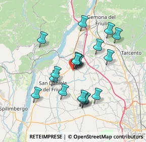Mappa Via Deveacco, 33030 Majano UD, Italia (6.27474)