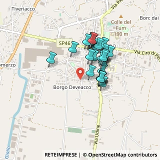 Mappa Via Deveacco, 33030 Majano UD, Italia (0.32593)