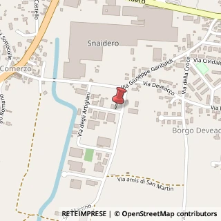 Mappa Via dei Fabbri, 4, 33030 Majano, Udine (Friuli-Venezia Giulia)
