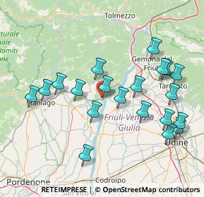 Mappa Via Tagliamento, 33094 Pinzano Al Tagliamento PN, Italia (15.9575)