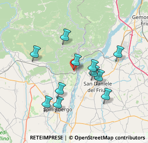 Mappa Via Tagliamento, 33094 Pinzano Al Tagliamento PN, Italia (6.59818)