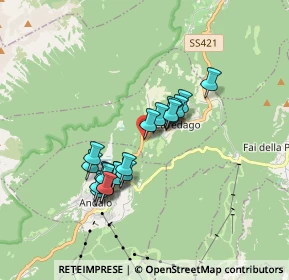 Mappa Frazione Maso Daldos, 38010 Cavedago TN, Italia (1.382)