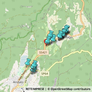 Mappa Frazione Maso Daldos, 38010 Cavedago TN, Italia (0.81667)