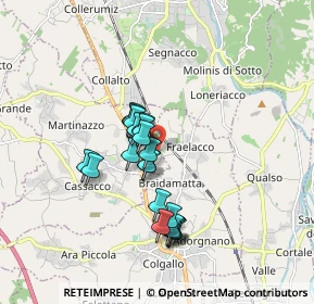 Mappa Via G. B. Galerio, 33010 Cassacco UD, Italia (1.339)